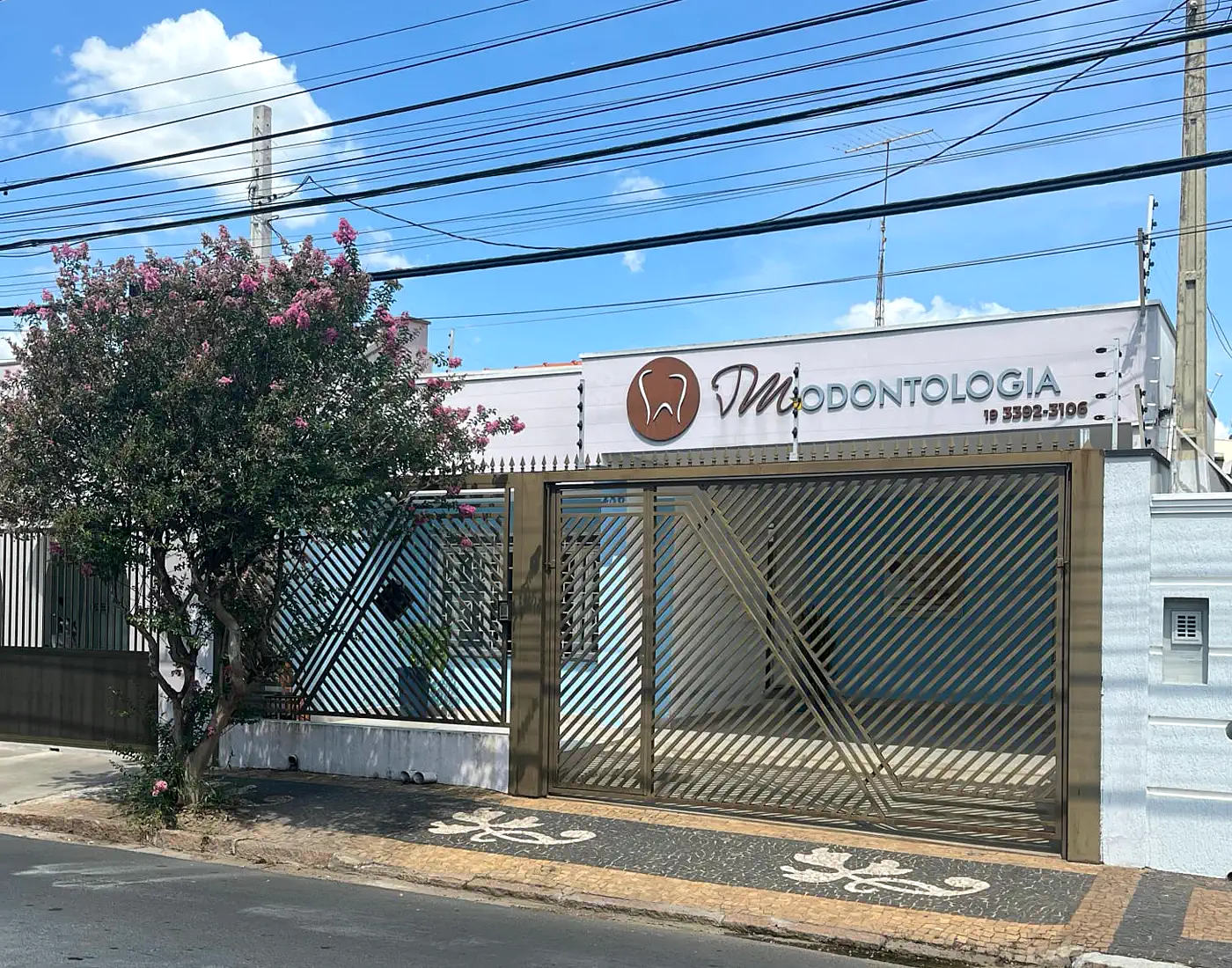 Fachada da JM Odontologia em Indaiatuba